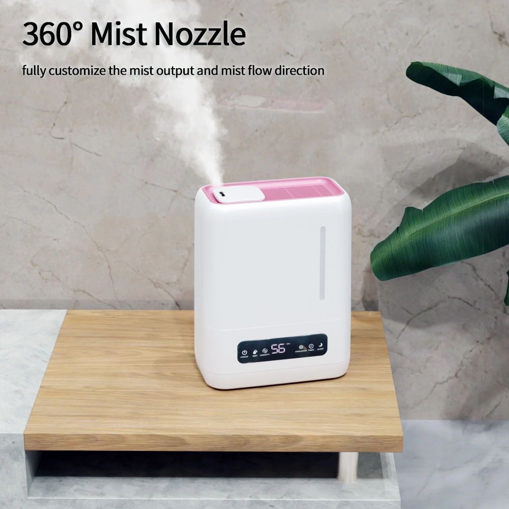 New Generation Smart Ultrasonic Humidifier with WiFi, Top Fill 4L Water Tank, UV LED Light