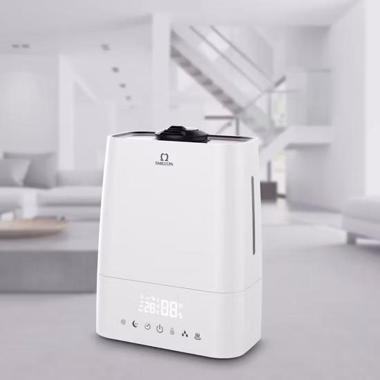 Go-2265h 스마트 WiFi 하이브리드 시원하고 따뜻한 미스트 대용량 6.5L 아로마 공기 청정기 디퓨저 가습기(LED 아로마테라피 조명 포함)