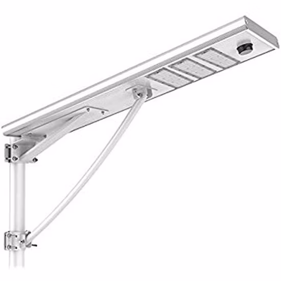 Hepu 30W 60W 70W 80W 태양광 LED 가로등, RoHS 인증, 고효율, 고휘도, 일체형 태양광 통합 실외 조명/램프