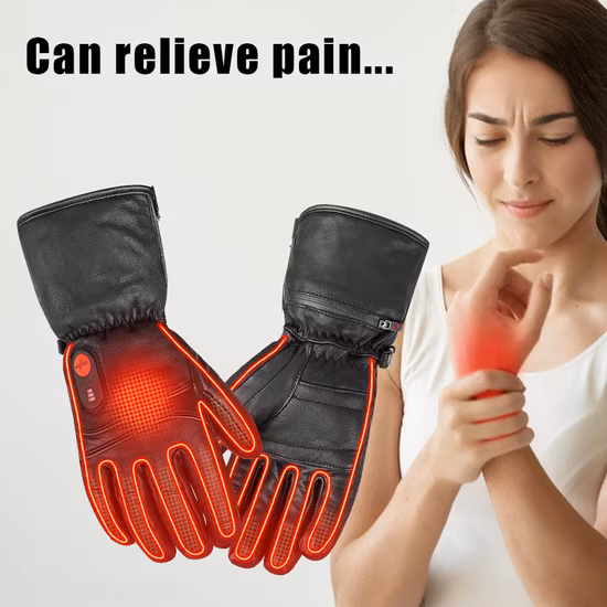 가열 장갑, 조절 가능한 가열 온도, 방수 따뜻한 장갑, 실내 실외 열 장갑, 손 따뜻하게