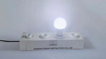 중국 공급 업체 에너지 절약 빛 AC DC A60 E27 B22 3W 5W 9W SMD LED 전구 전구 램프
